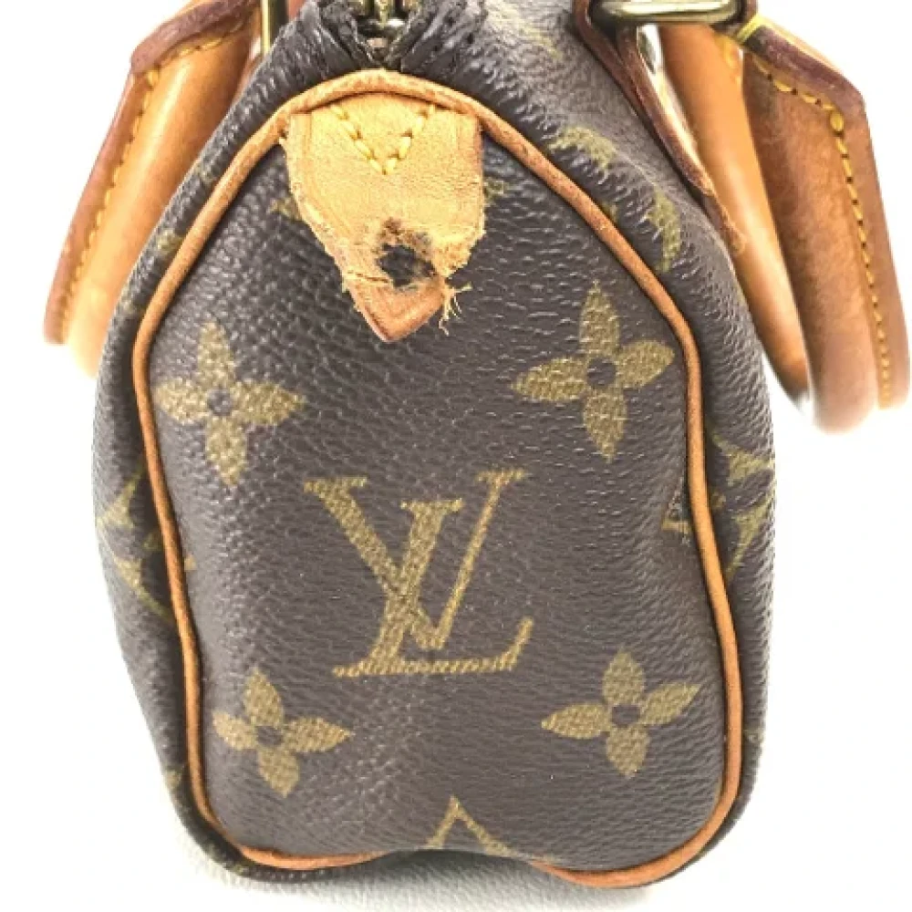 Louis Vuitton Vintage Pre-owned Cotton louis-vuitton-bags Brown Dames