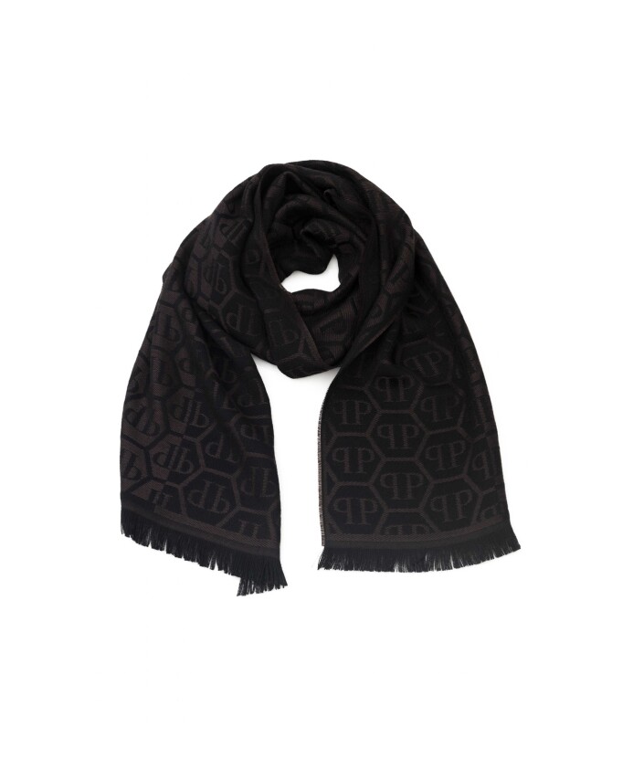 brown-logo-all-over-stole