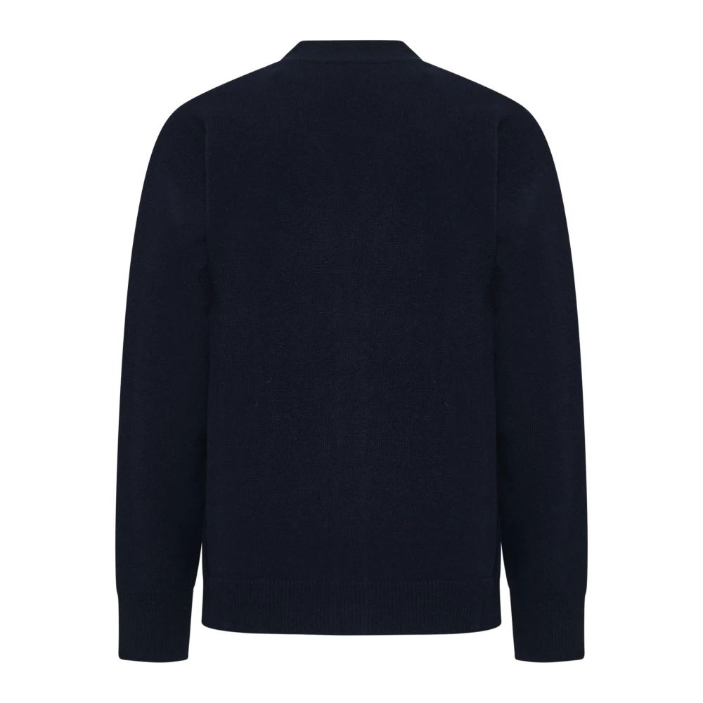 Roberto Collina Blauwe Sweaters voor Mannen Blue Heren