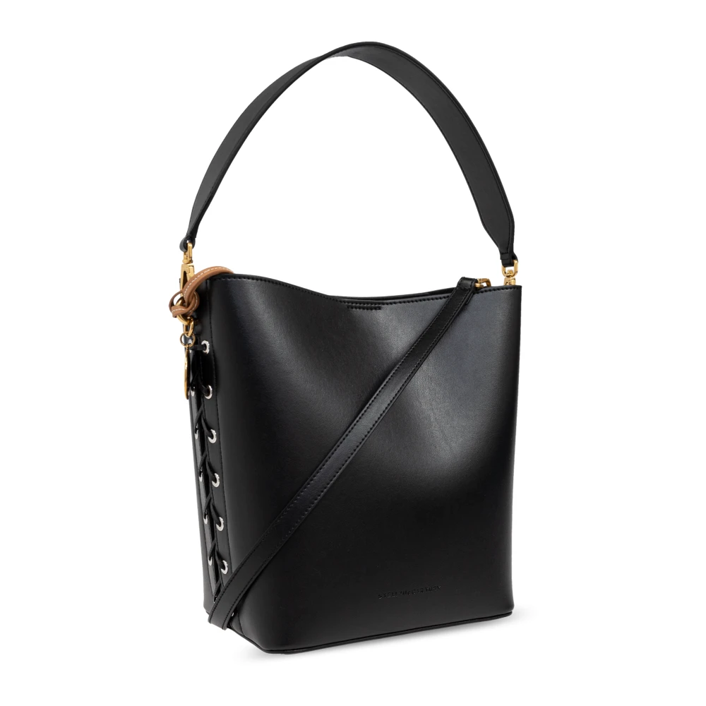 Stella Mccartney Frayme Bucket Tas Black Dames