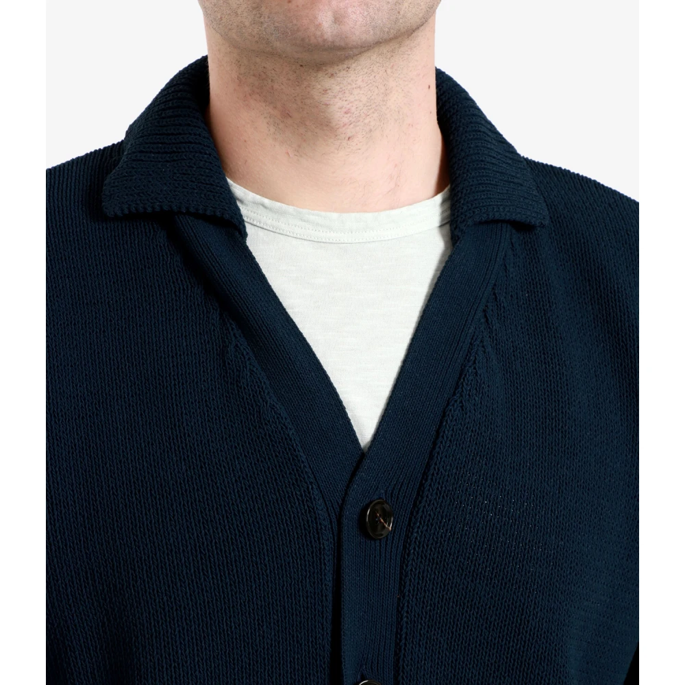 Mauro Grifoni Cardigans Blue Heren