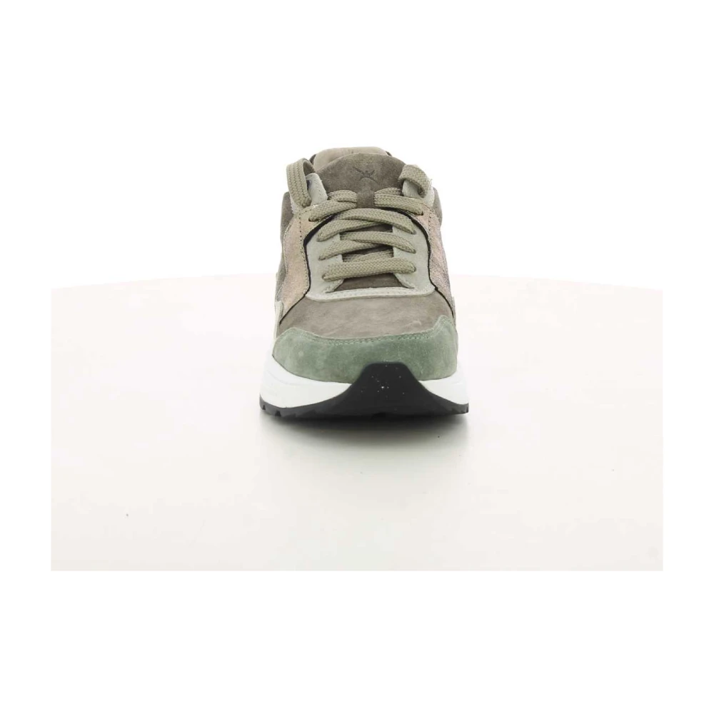 Xsensible Taupe Golden Gate Lady Sneakers Green Dames