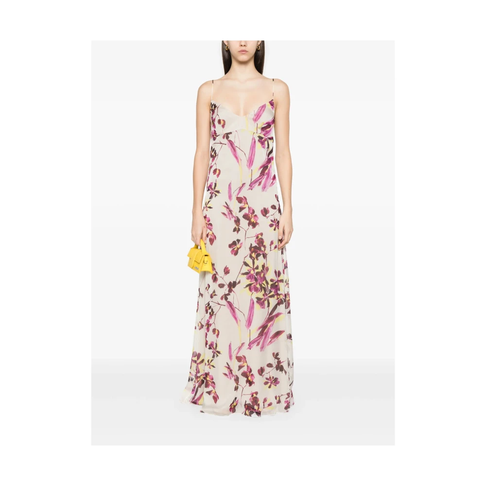 Raquel Diniz Bloemenprint V-hals Jurk Multicolor Dames