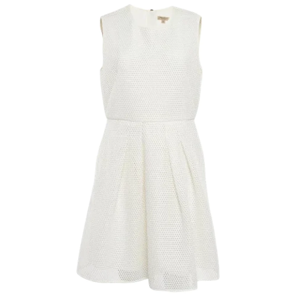 Burberry Vintage Pre-owned Mesh dresses White Dames