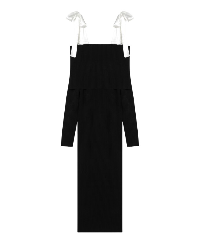 midi-jurk-met-strikken