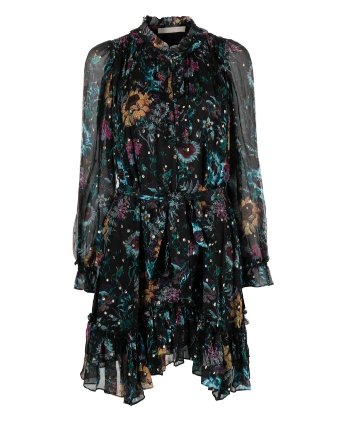 mini-robe-en-soie-multicolore