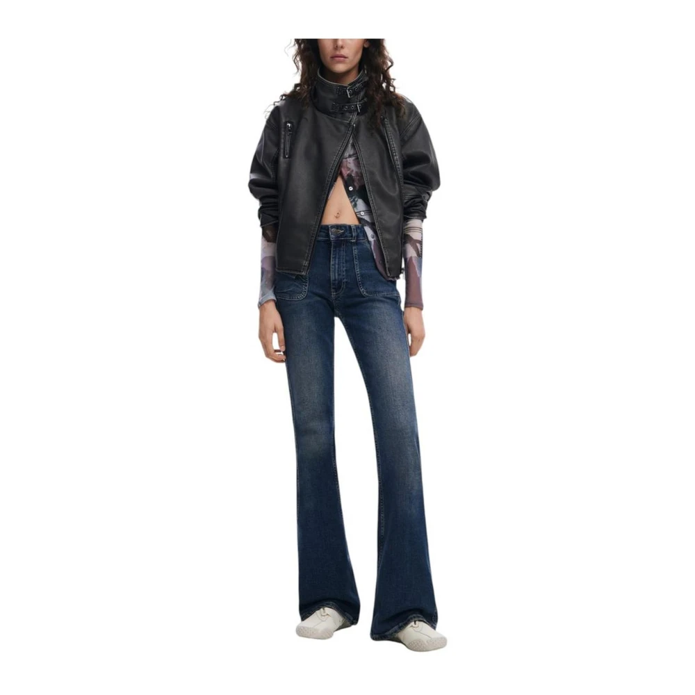 Desigual Polyester Lente Zomer Damesjassen Collectie Black Dames