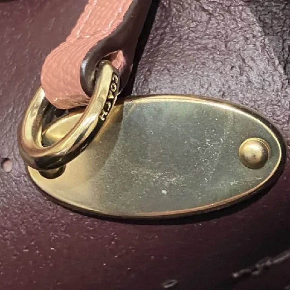 Coach Pre-owned Leather handbags Pink Dames