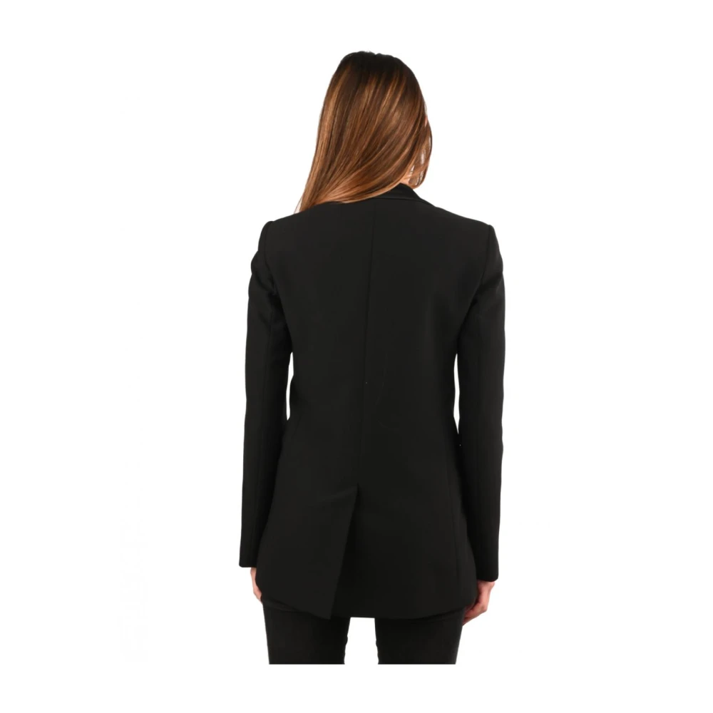 Pennyblack Polyester blazer met satijnen revers Black Dames
