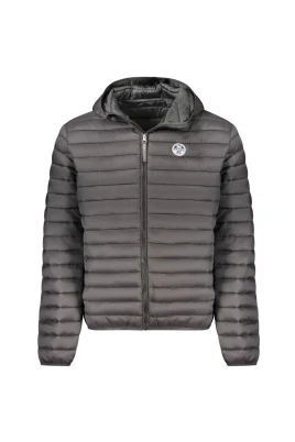 Svart Polyester Herrjacka