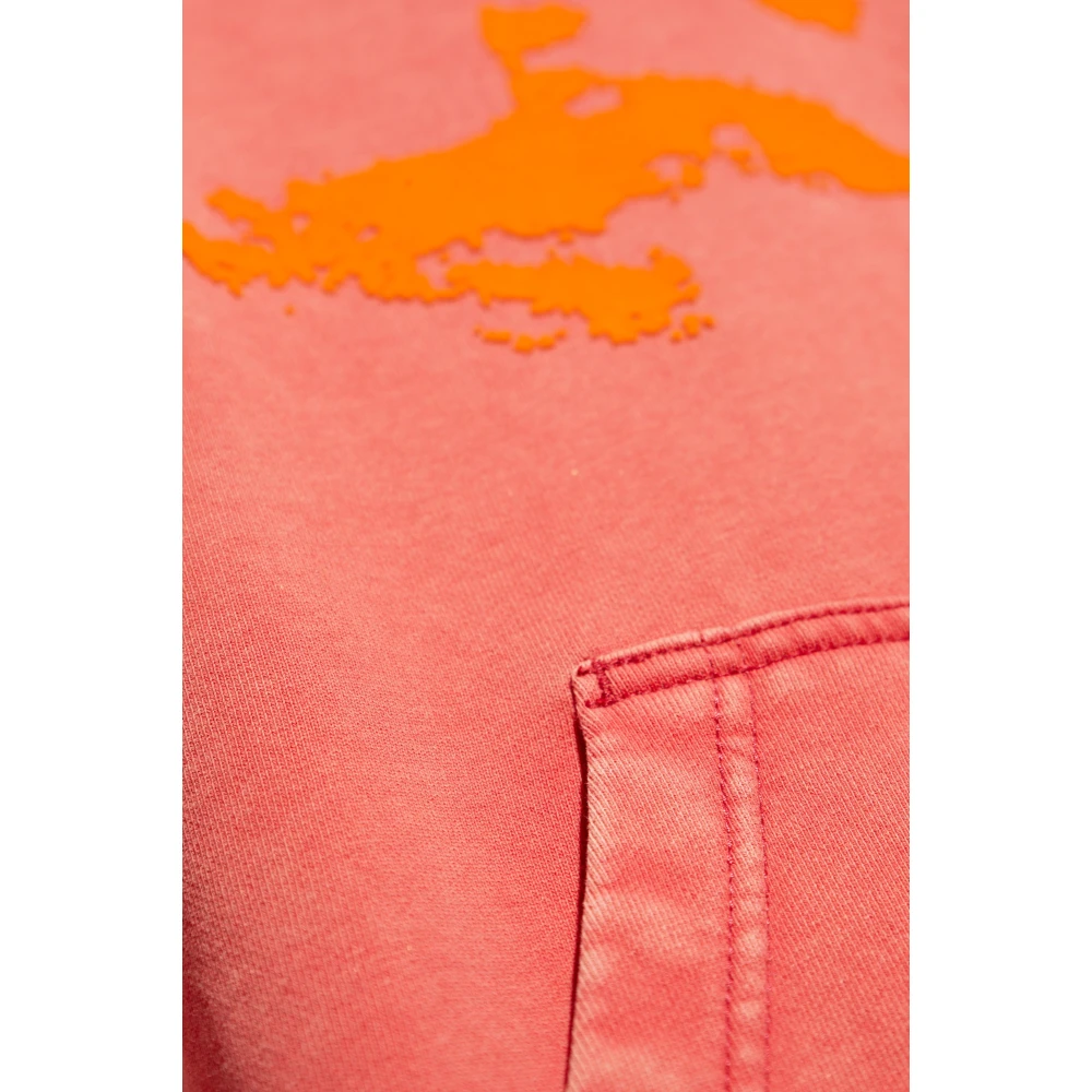 Diesel Sweatshirt S-Boxt Red Heren