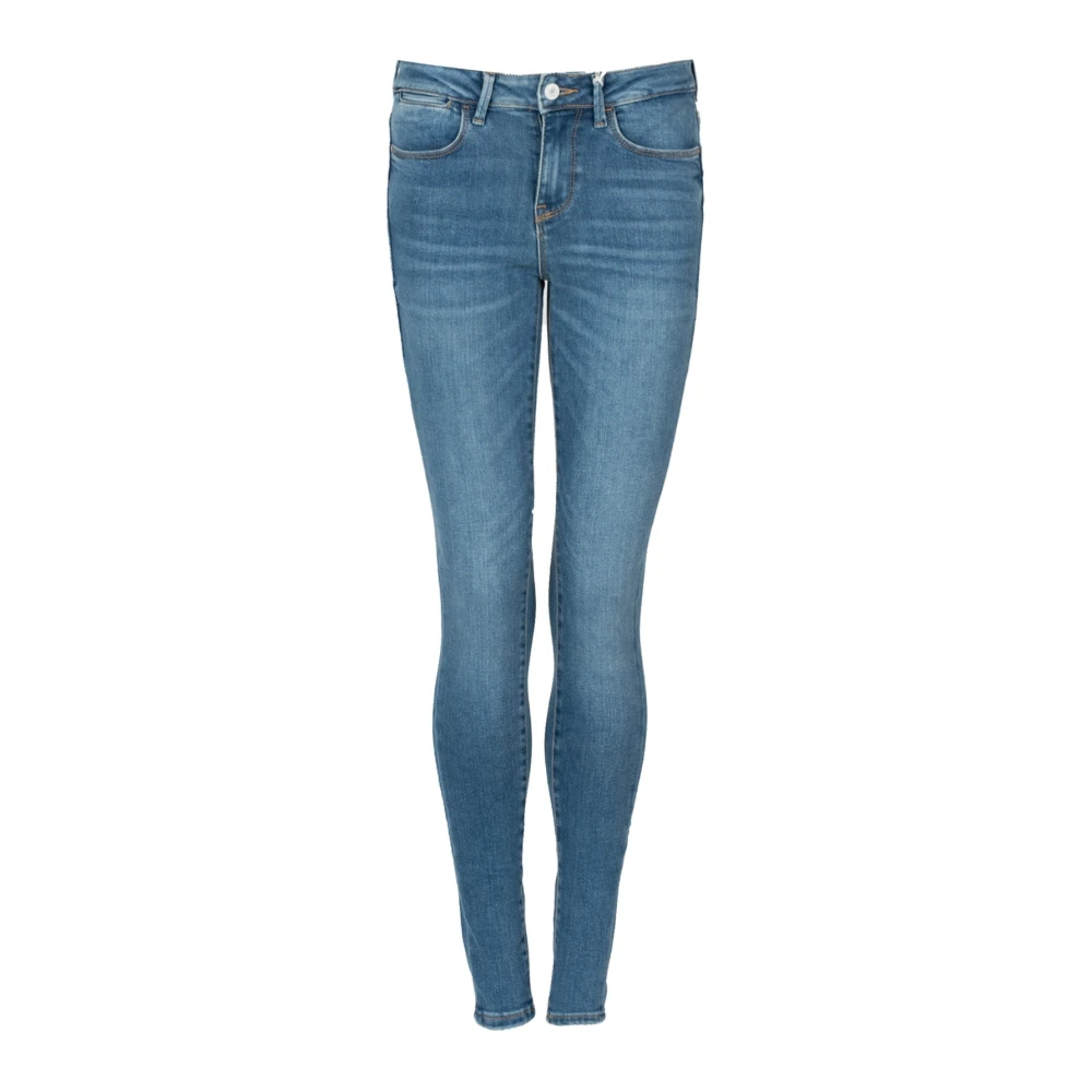 Guess Vrouw Blauw Jeans Dames, W29, Katoen, Moderne Skinny Jeans Met Unieke Details