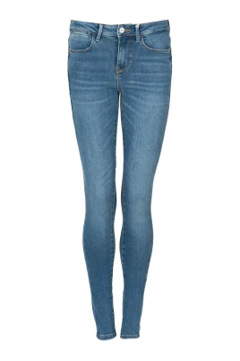 Modernt Skinny Jeans med Unika Detaljer