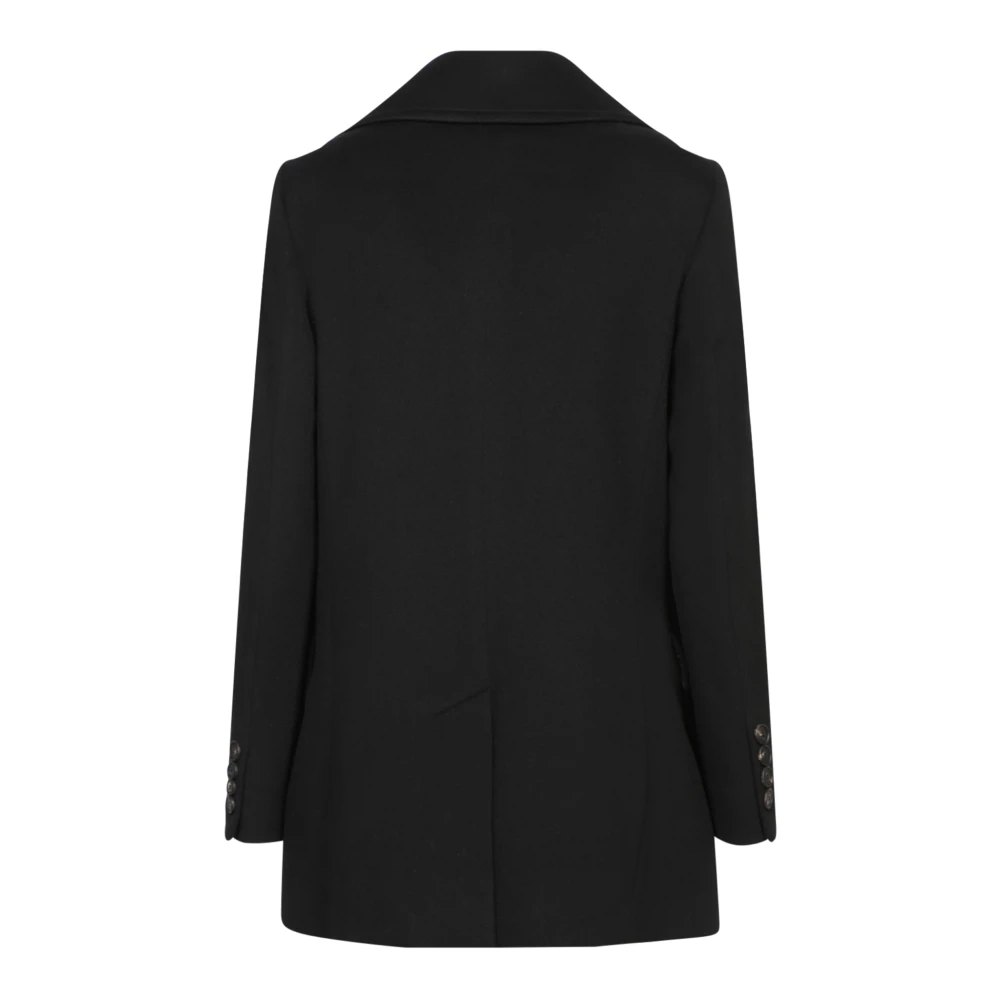 Tagliatore Dameskleding Jassen Zwart Aw24 Black Dames