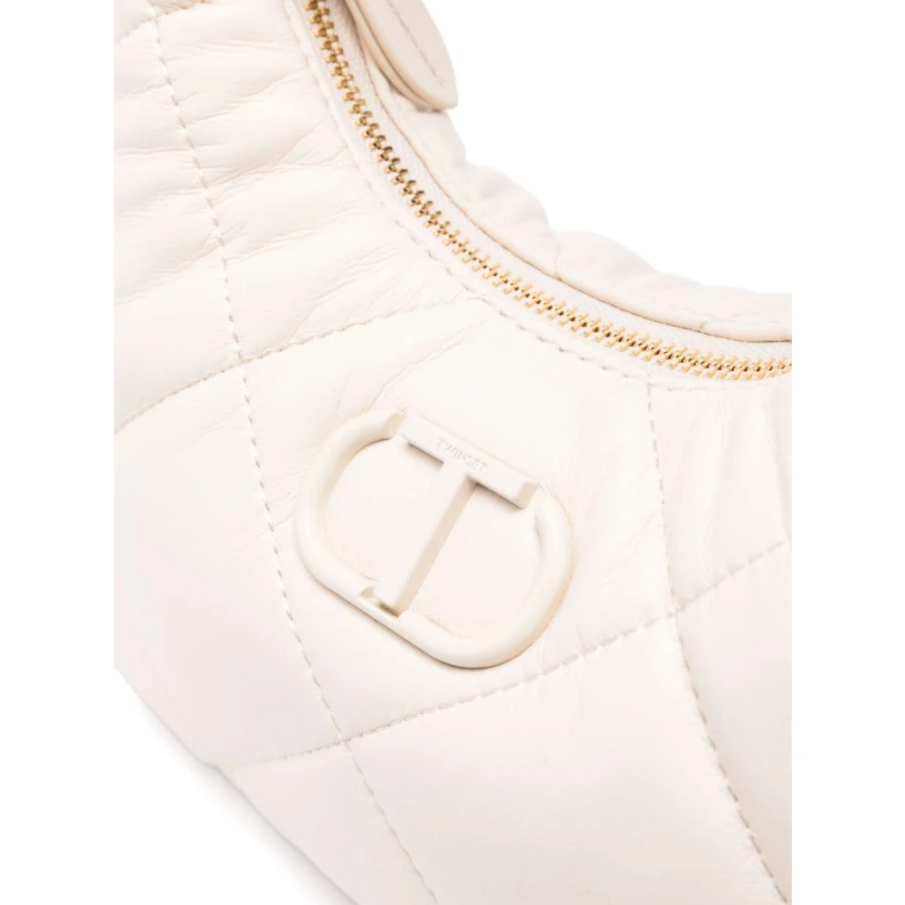 Twinset Gewatteerde Witte Schoudertas White Dames