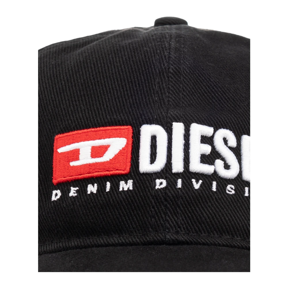 Diesel Corry-Div-Wash baseball ap Black Heren