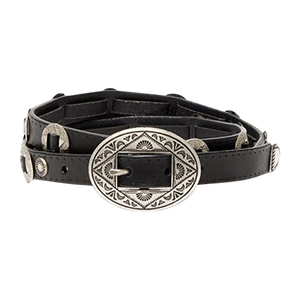 Golden Goose Women's Black Belts - Belts - 75 Cm - Accessories