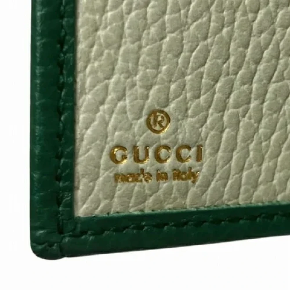 Gucci Vintage Pre-owned Leather wallets Green Dames