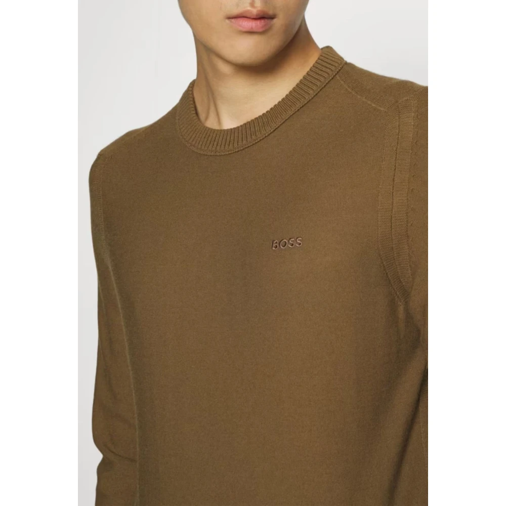 Hugo Boss Heren trui Avac_C Brown Heren