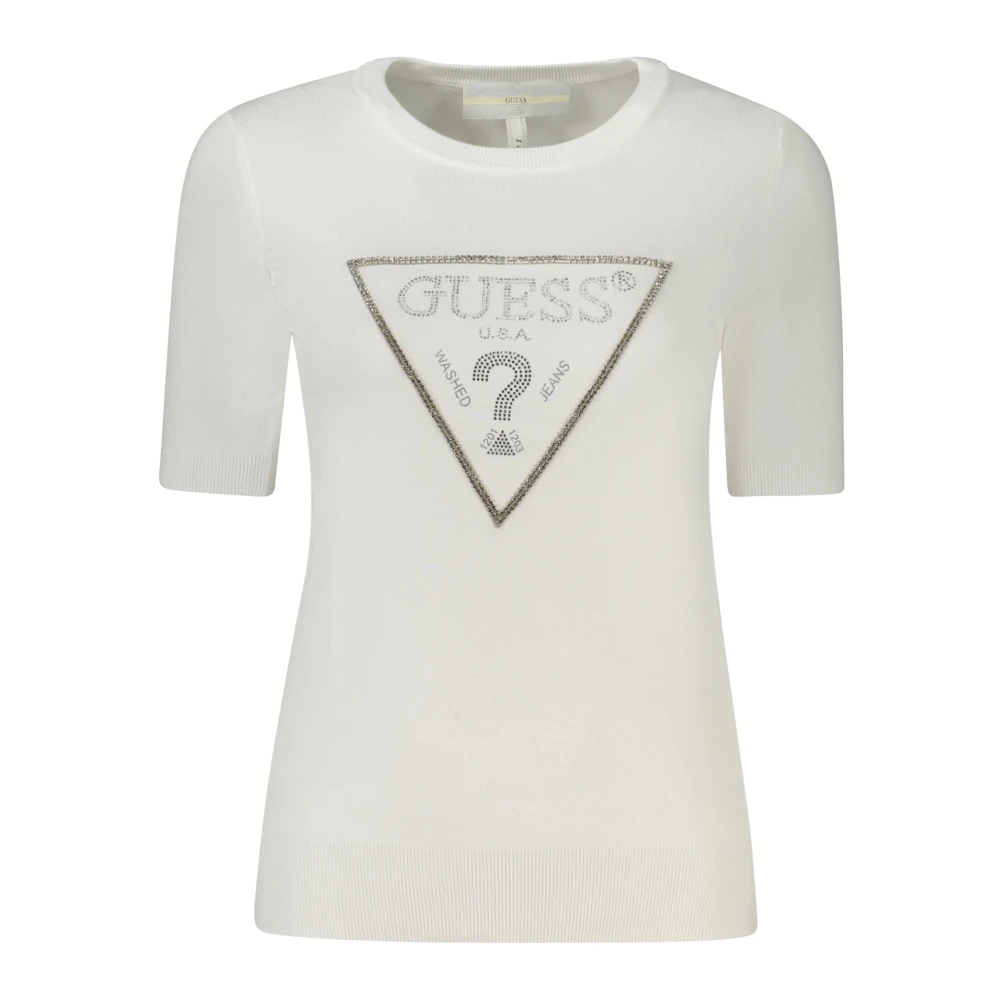Guess - Tops > T-Shirts - White - Guess - Modalova
