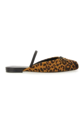 Leopard Print Ballerinaskor