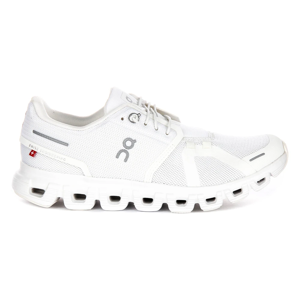 On Running Women's White Running Shoes,, Cloud 6 Shoes Size 8 Uk