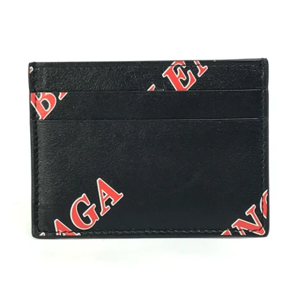 Balenciaga Vintage Pre-owned Leather wallets Black Heren