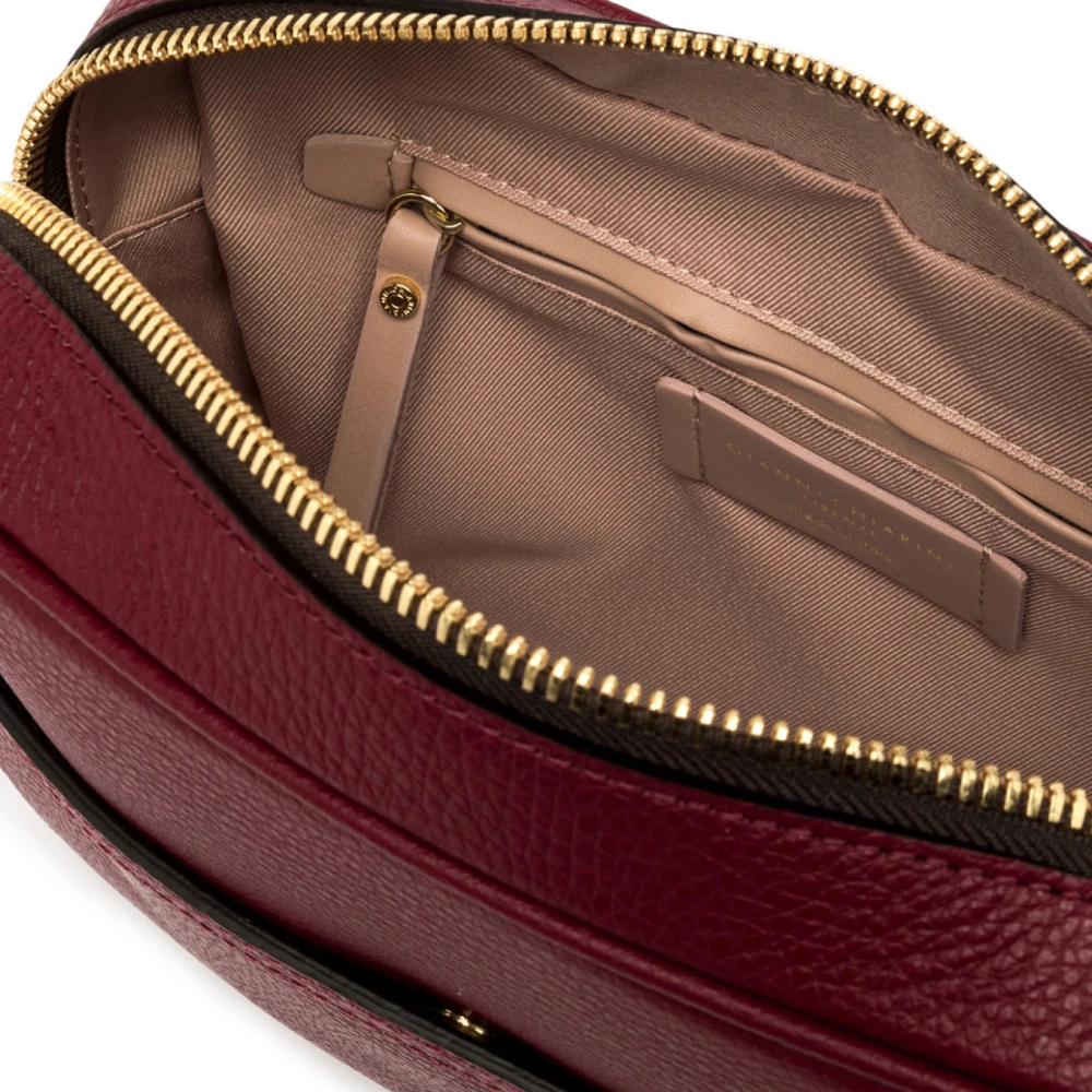 Gianni Chiarini Bordeaux Schoudertas Elegante Stijl Brown Dames