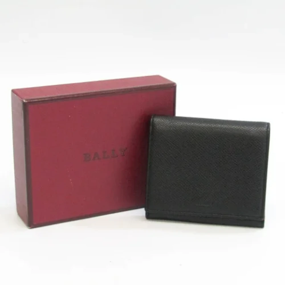 Bally Pre-owned Leather wallets Black Dames