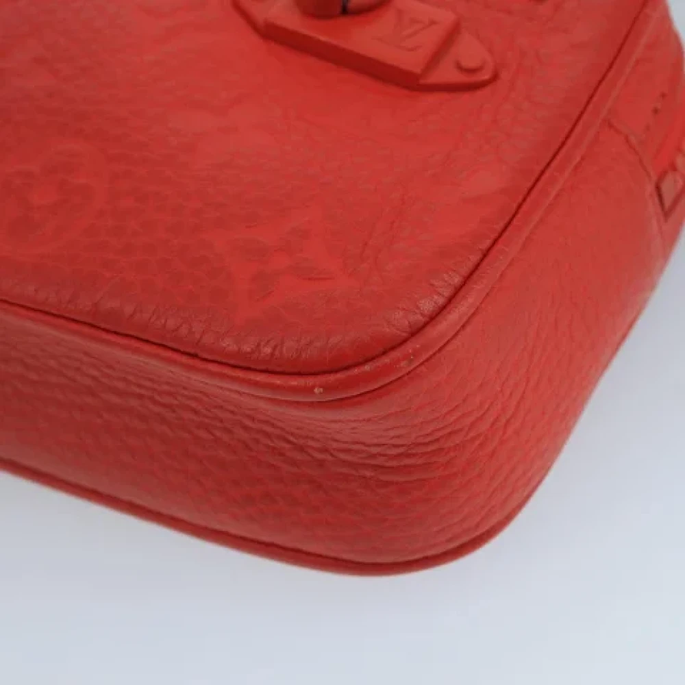 Louis Vuitton Vintage Pre-owned Leather clutches Red Dames