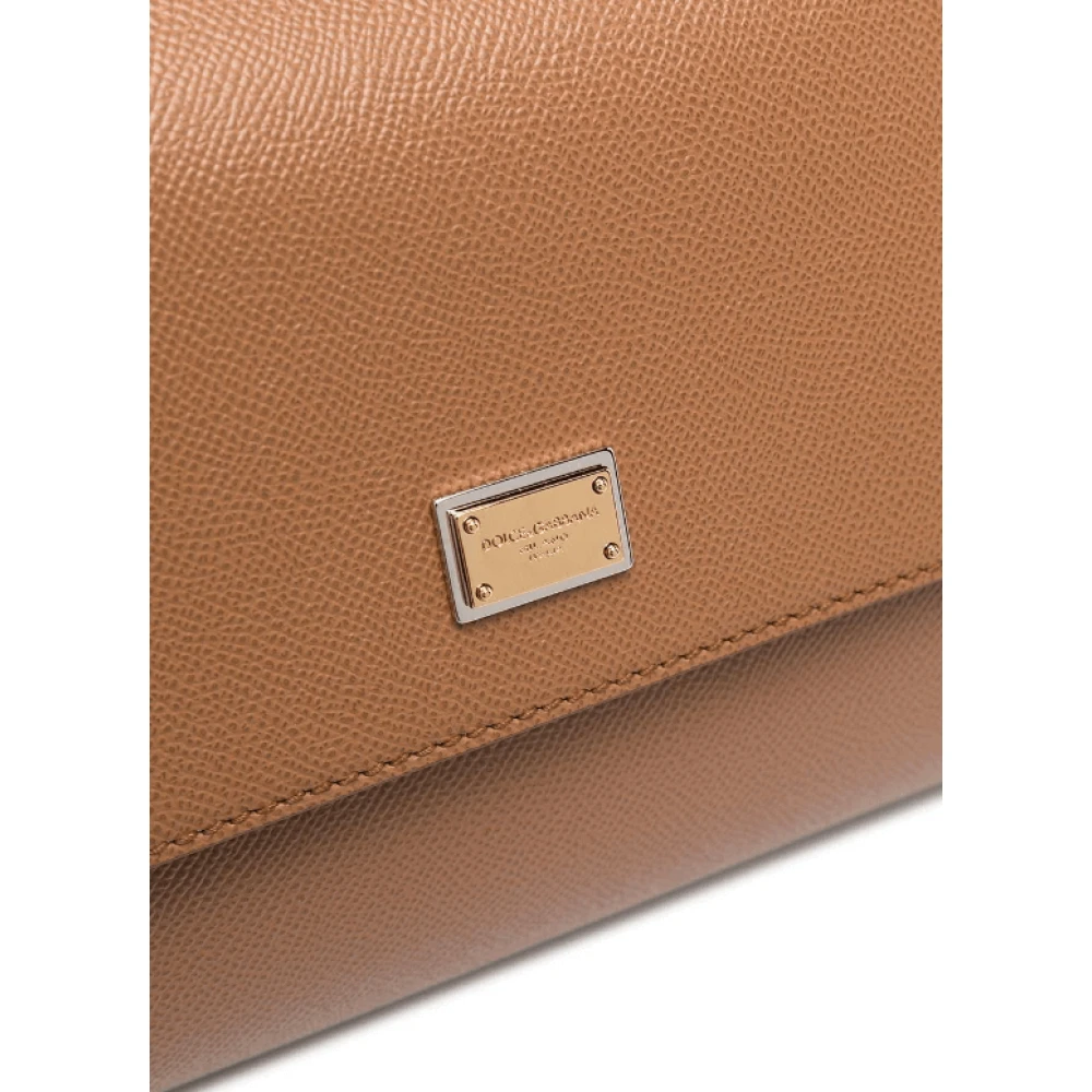 Dolce & Gabbana Bruine Schoudertas met Stijl Beige Dames