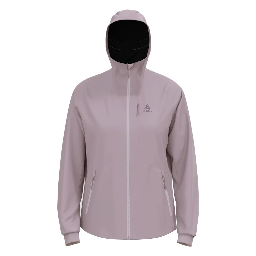 Odlo Winddichte Ski Jas ZeroWeight X Warm Pink Dames