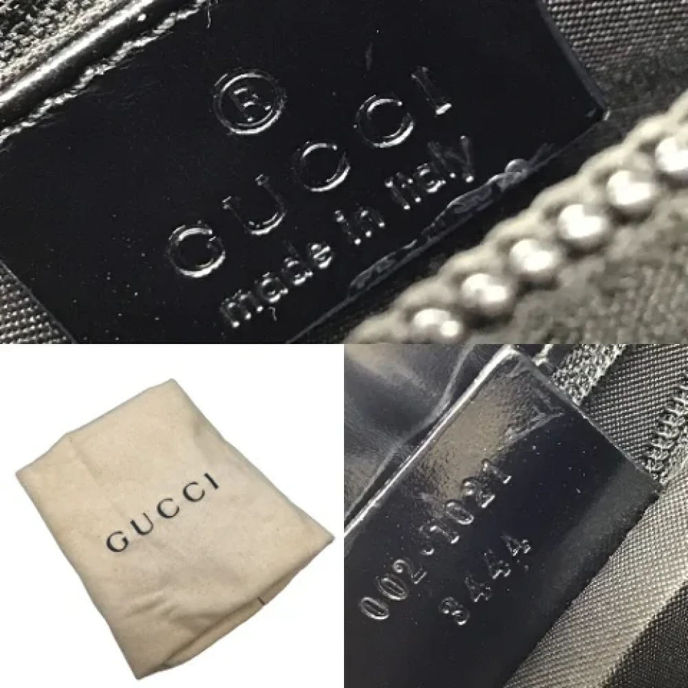Gucci Vintage Pre-owned Leather totes Black Dames