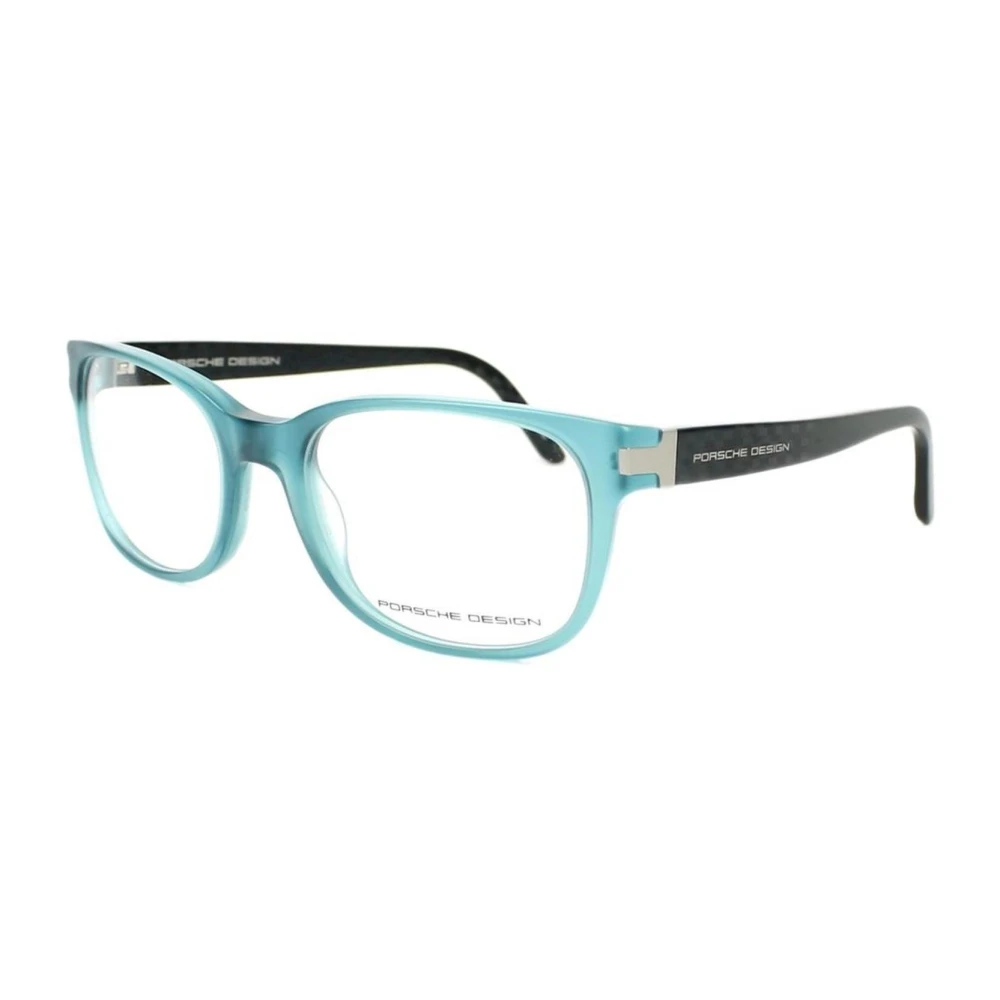 Porsche Design Blauwe Acetaatframes met wijzerplaat Blue Heren