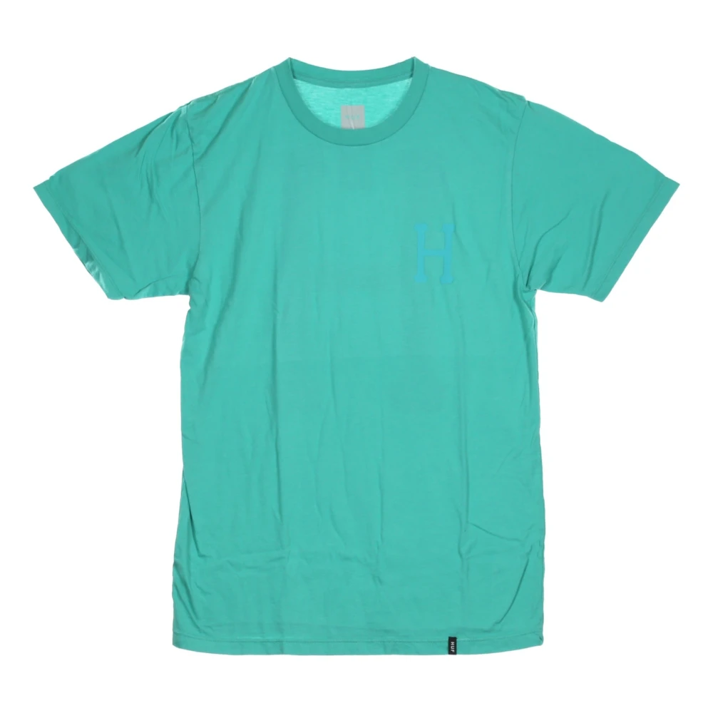 HUF Klassieke Over-dye Bright Aqua T-shirt Blue Heren