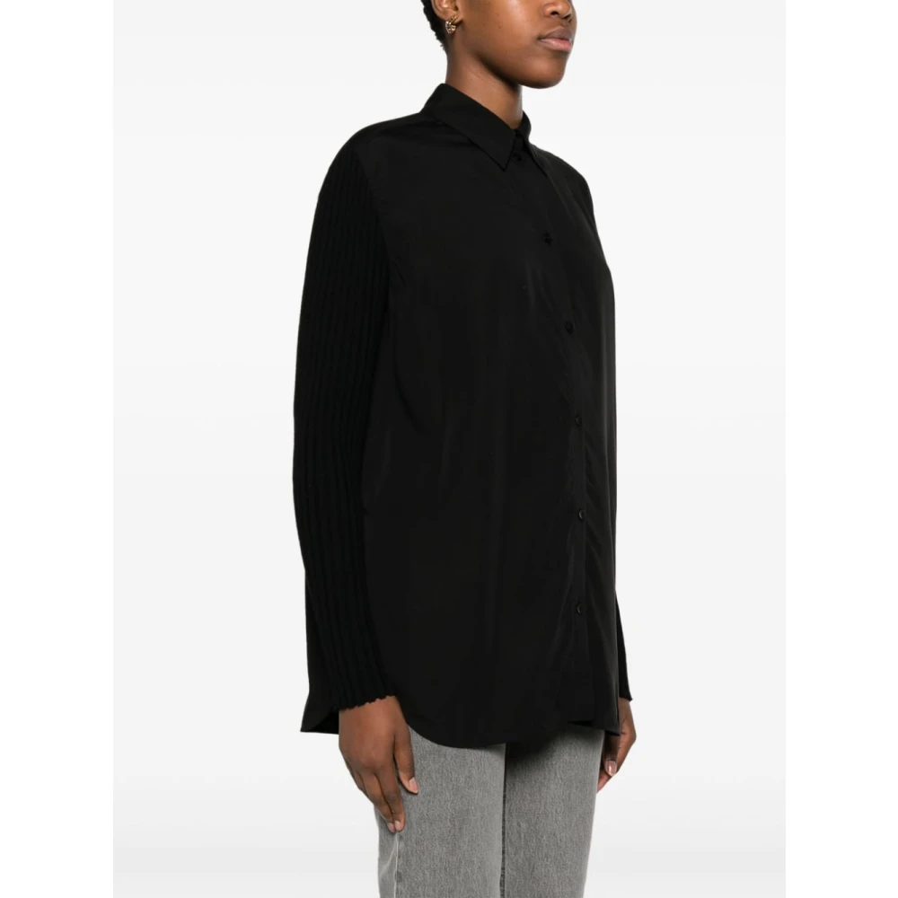 TotêMe Stijlvol Bi Materiaal Shirt Black Dames