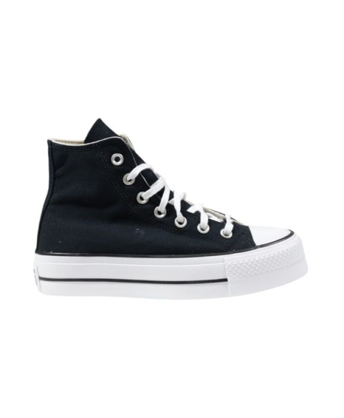 zwarte-polyester-platform-sneaker