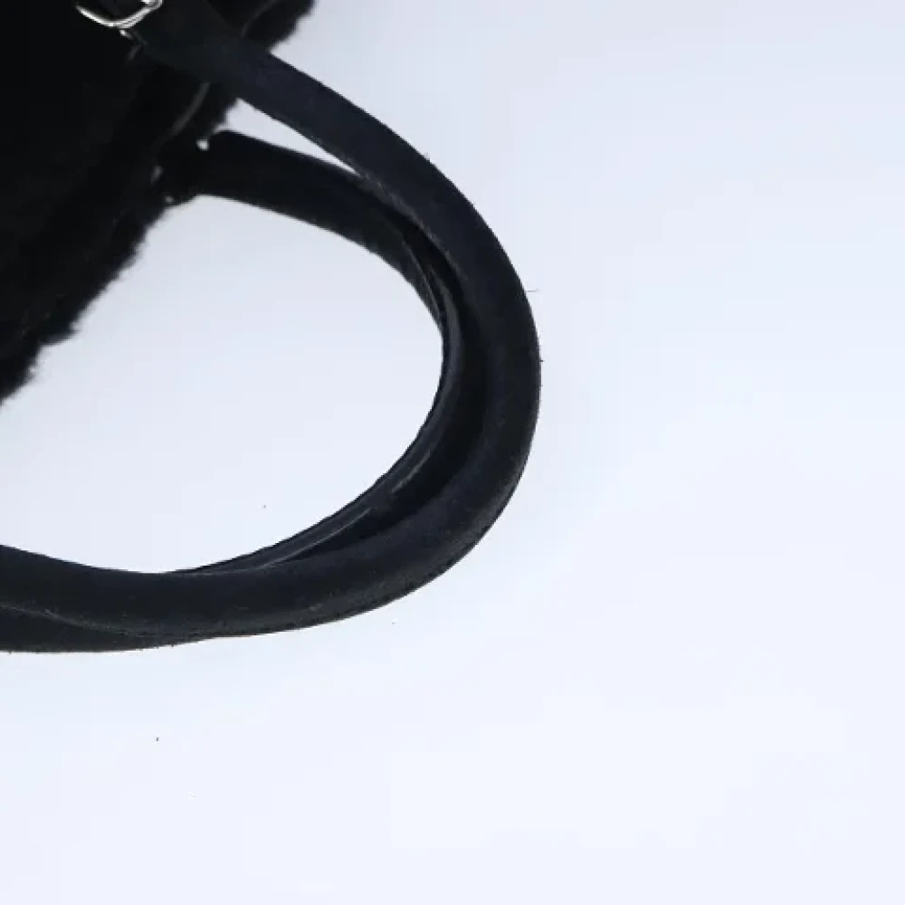 Balenciaga Vintage Pre-owned Suede handbags Black Dames