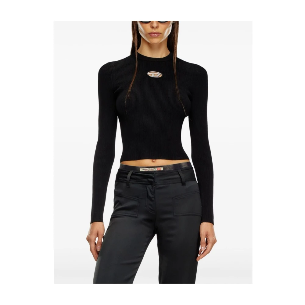 Diesel Stijlvolle Pullover Sweater Black Dames