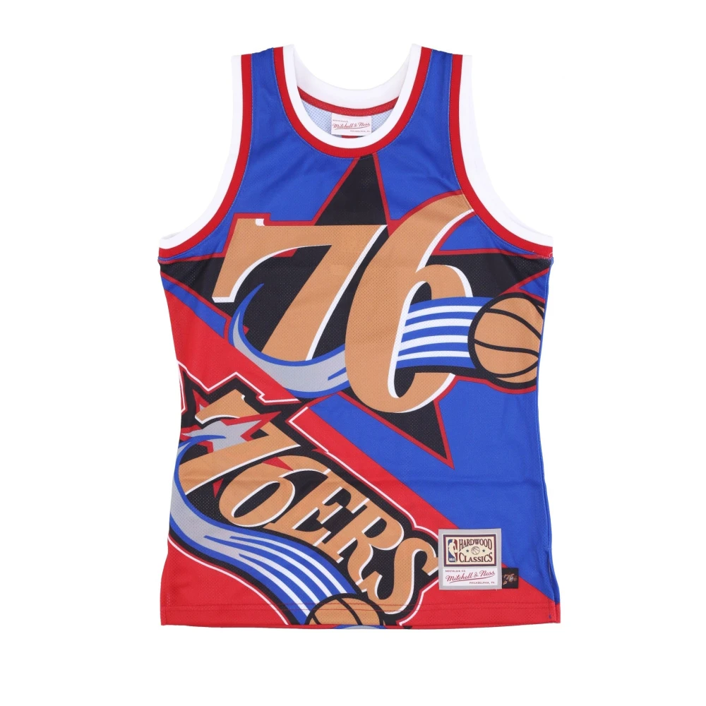 Mitchell & Ness NBA Big Face Tank Top Blauw Multicolor Heren