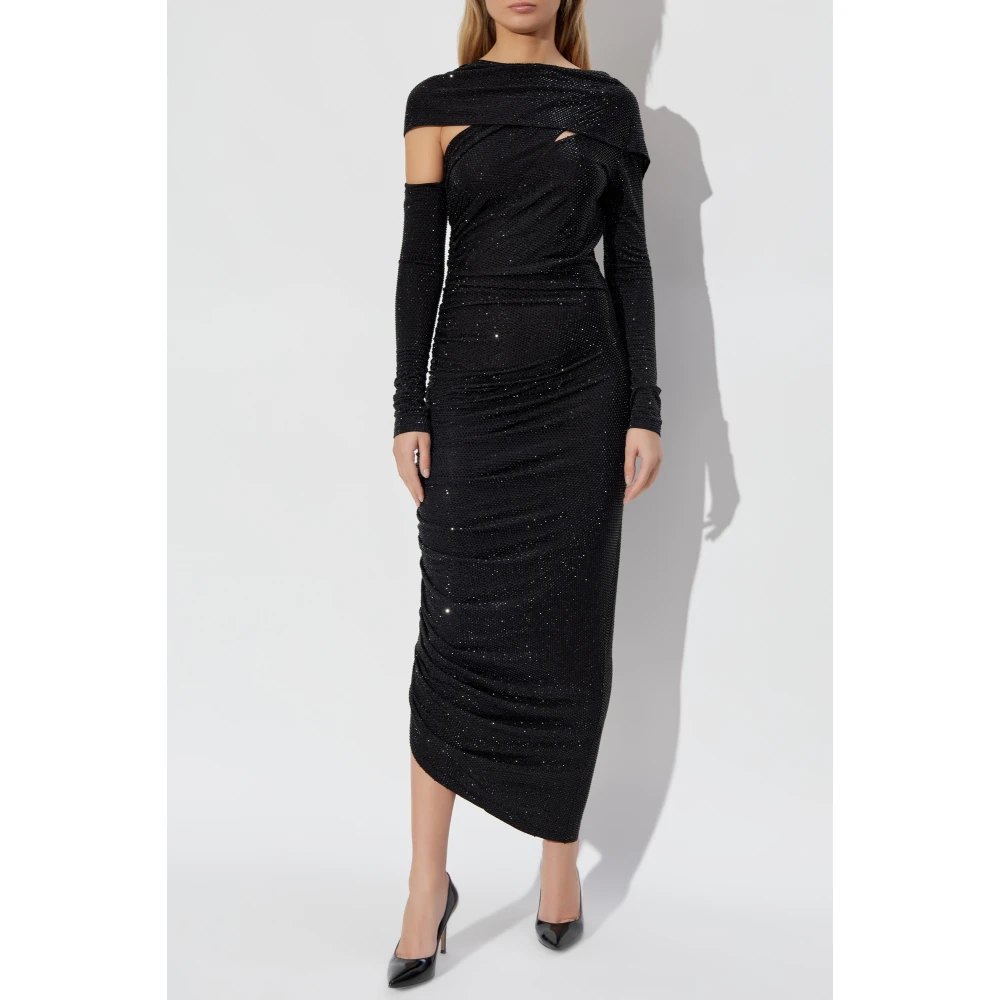 Cult Gaia Jurk Kumasi met glinsterende applicaties Black Dames