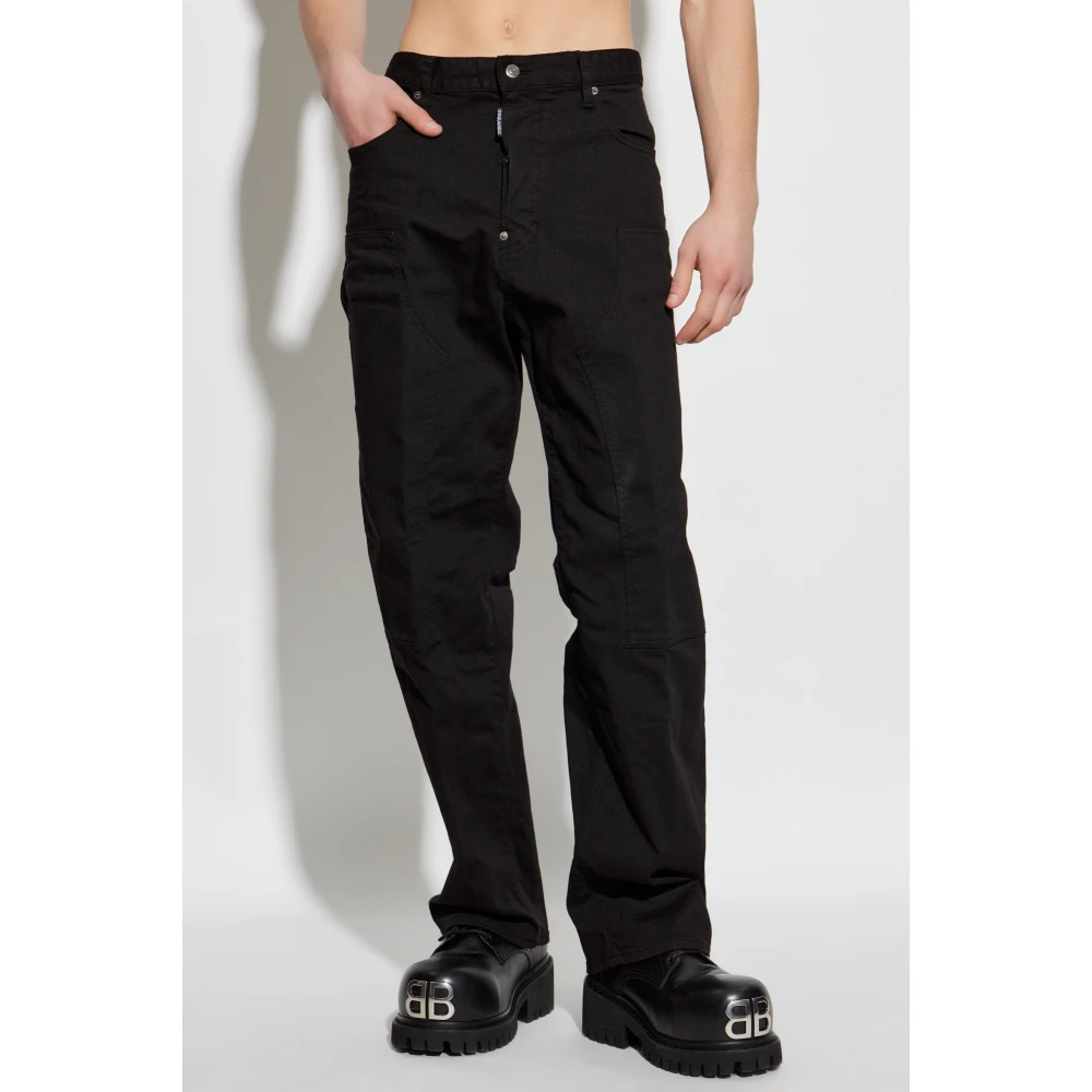 Dsquared2 Cargo style jeans Black Heren