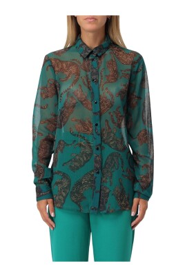 jaguar-print-sheer-blouse