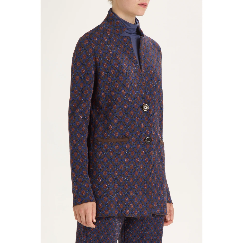 Maliparmi Lucky Pois Jacquard JAS Blue Dames