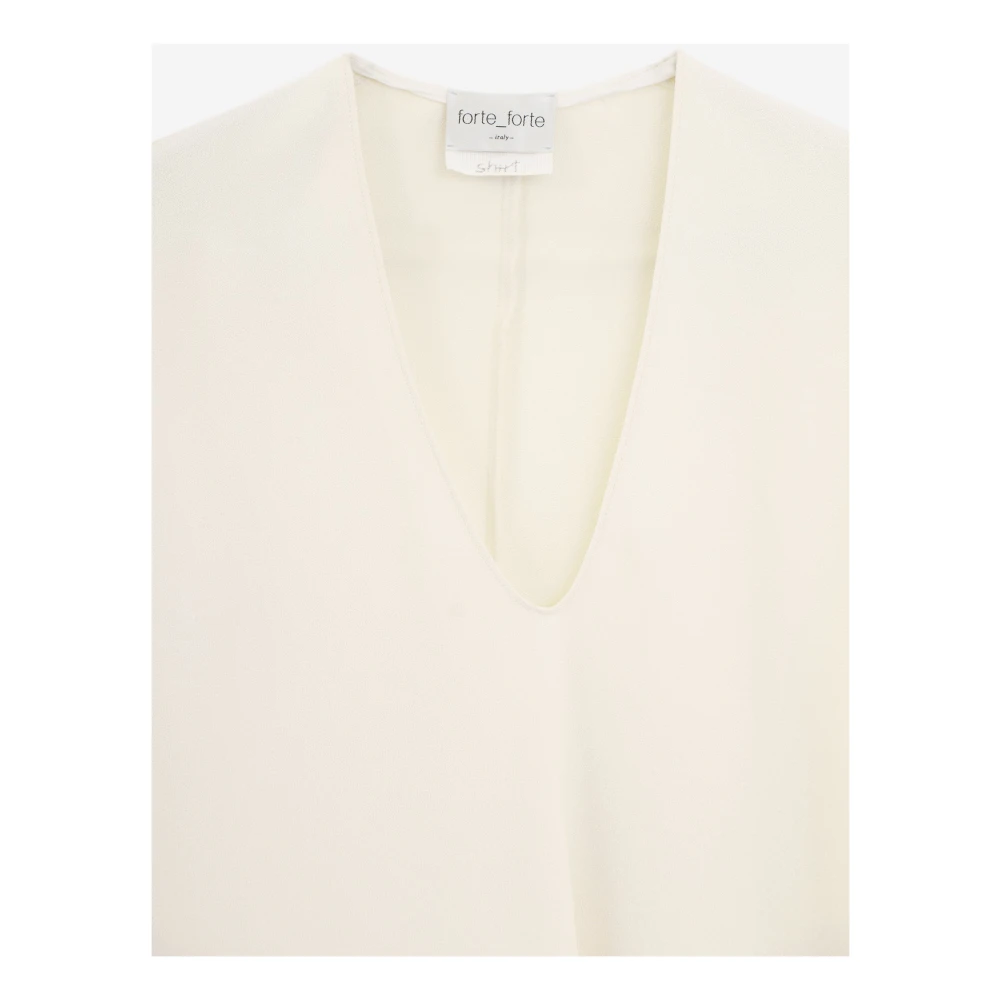 Forte Stijlvolle Overhemden Collectie White Dames