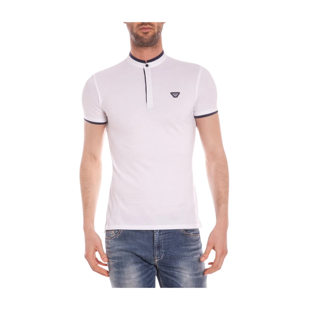 Armani Jeans Men's White Polo Shirts, Xl, Polo Shirt