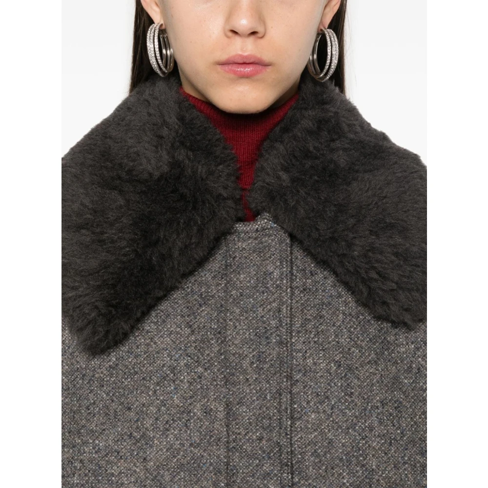 Stella Mccartney Stijlvolle Jassen Collectie Gray Dames