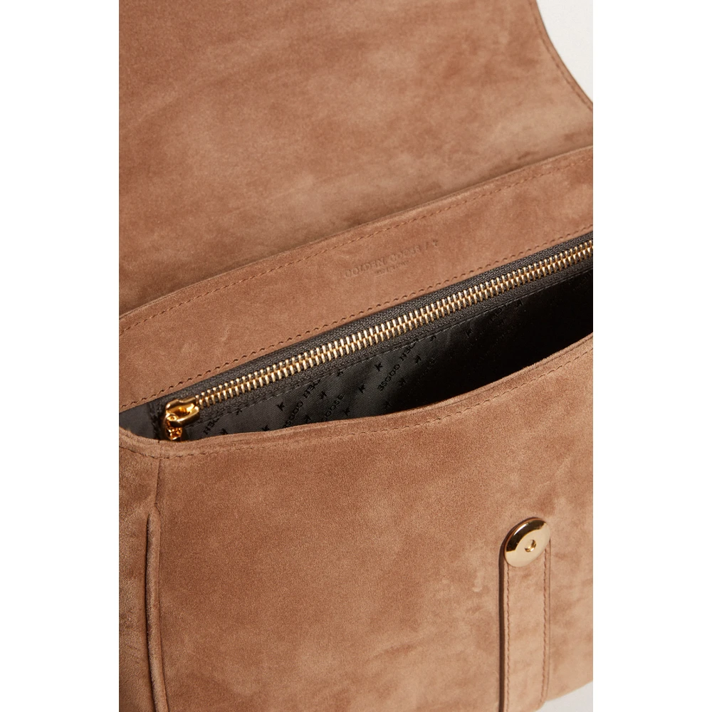 Golden Goose Leren Tas met Gespdetail Brown Dames
