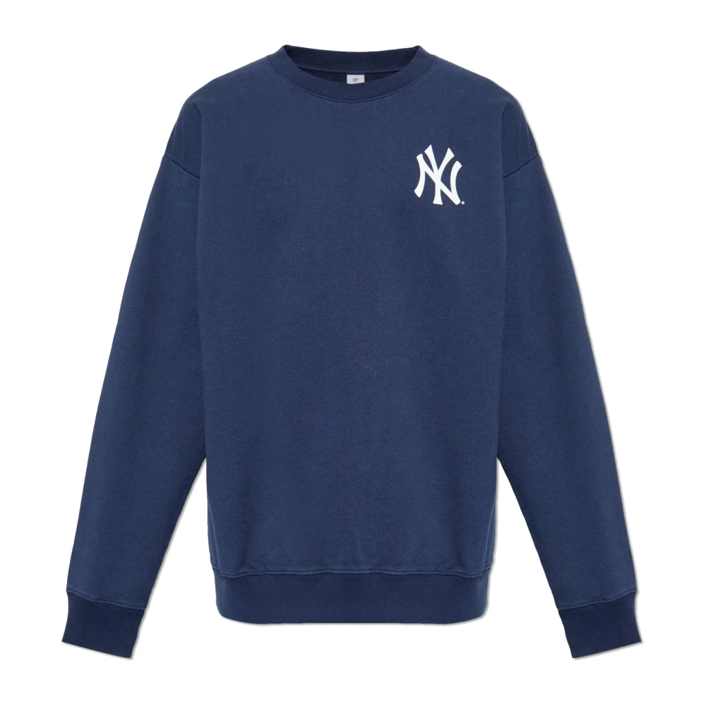 Sporty & Rich Sweatshirt uit de 47 & The New York Yankees collectie Blue Unisex
