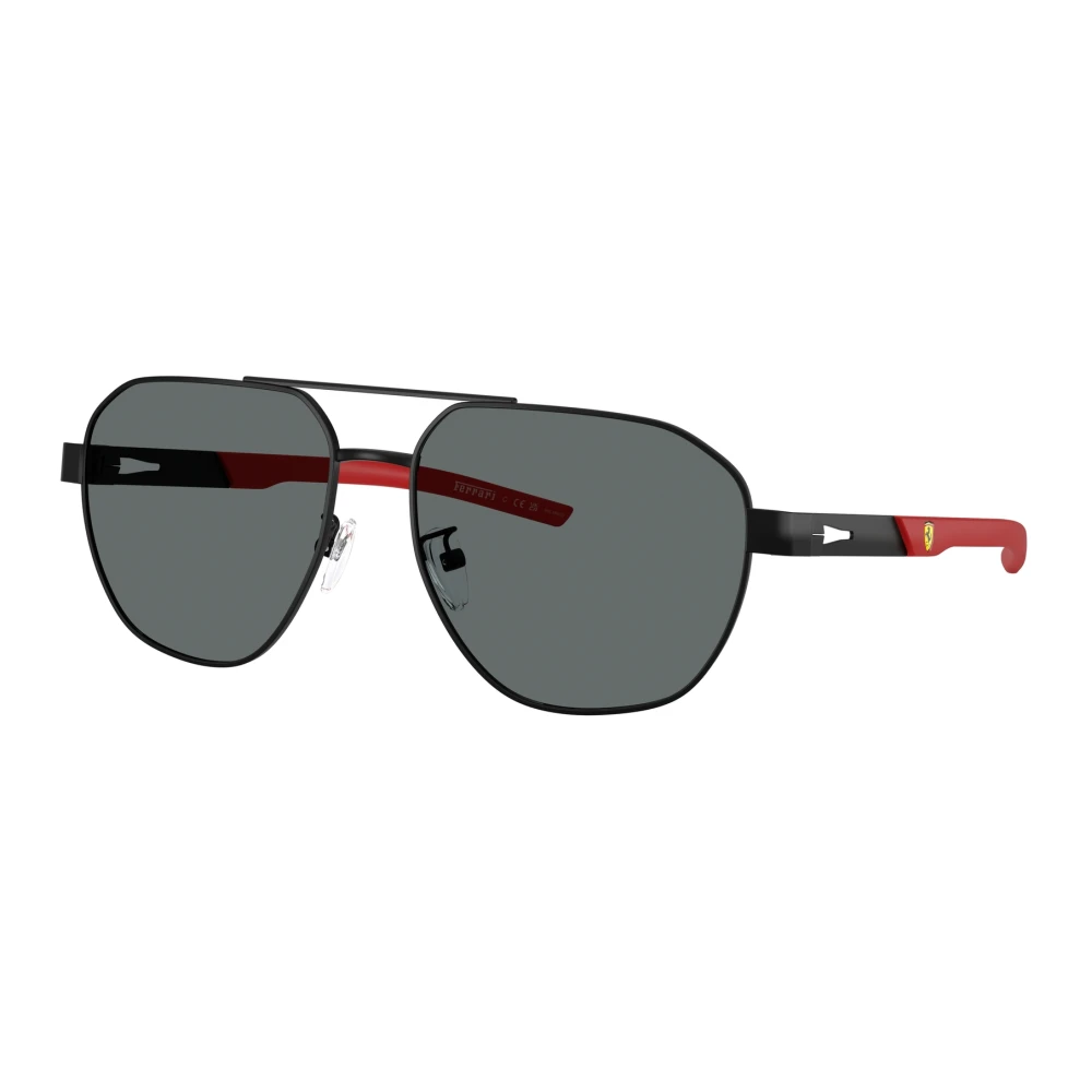 Ferrari Scuderia Grey Man Fz5004d 101/81 Sunglasses Metal Black Geometric Polarized - Image 3